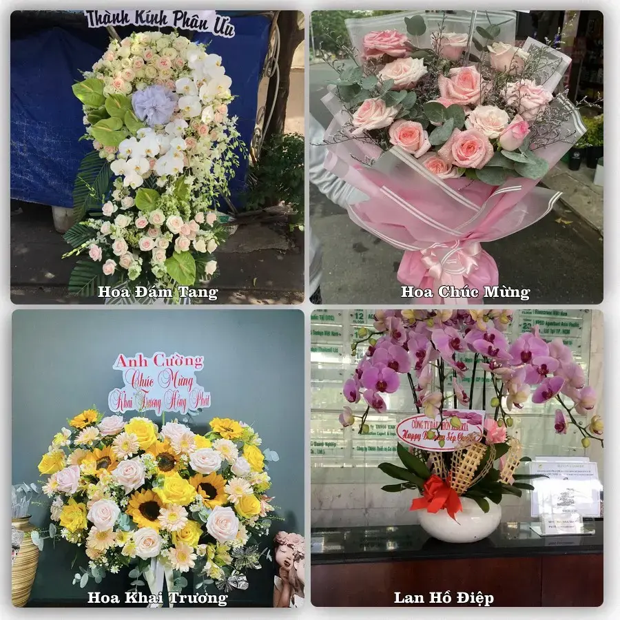 Shop hoa tươi Tân Nhựt, TP.HCM – đặt hoa theo dịp, giao tận nơi
