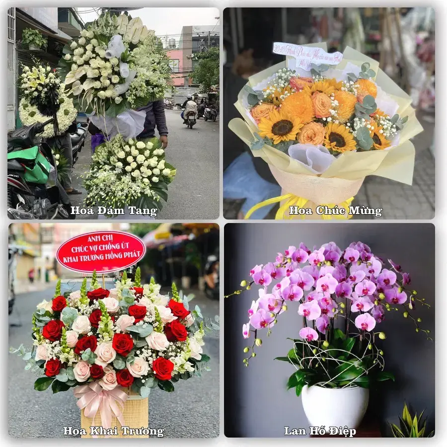 Shop hoa tươi Tân Phú – đặt hoa theo dịp, giao tận nơi