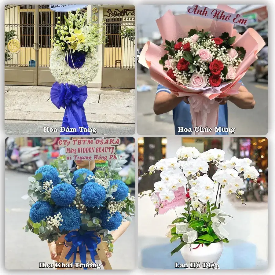 Shop hoa tươi Tân Sơn Nhất – đặt hoa theo dịp, giao tận nơi gần sân bay