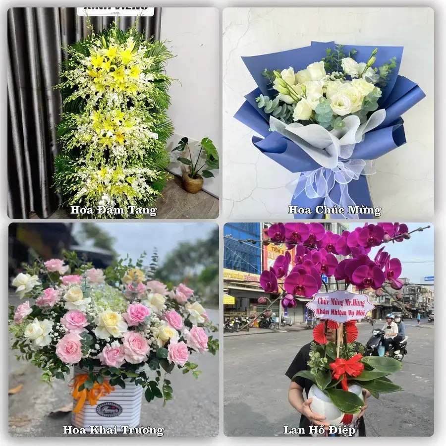 Shop hoa tươi Tân Sơn, TP.HCM – đặt hoa theo dịp, giao tận nơi