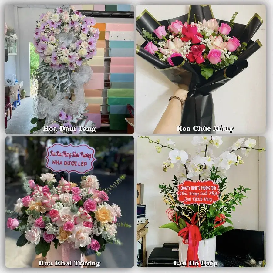 Shop hoa tươi Tân Tạo – hoa chúc mừng, khai trương giao khu công nghiệp