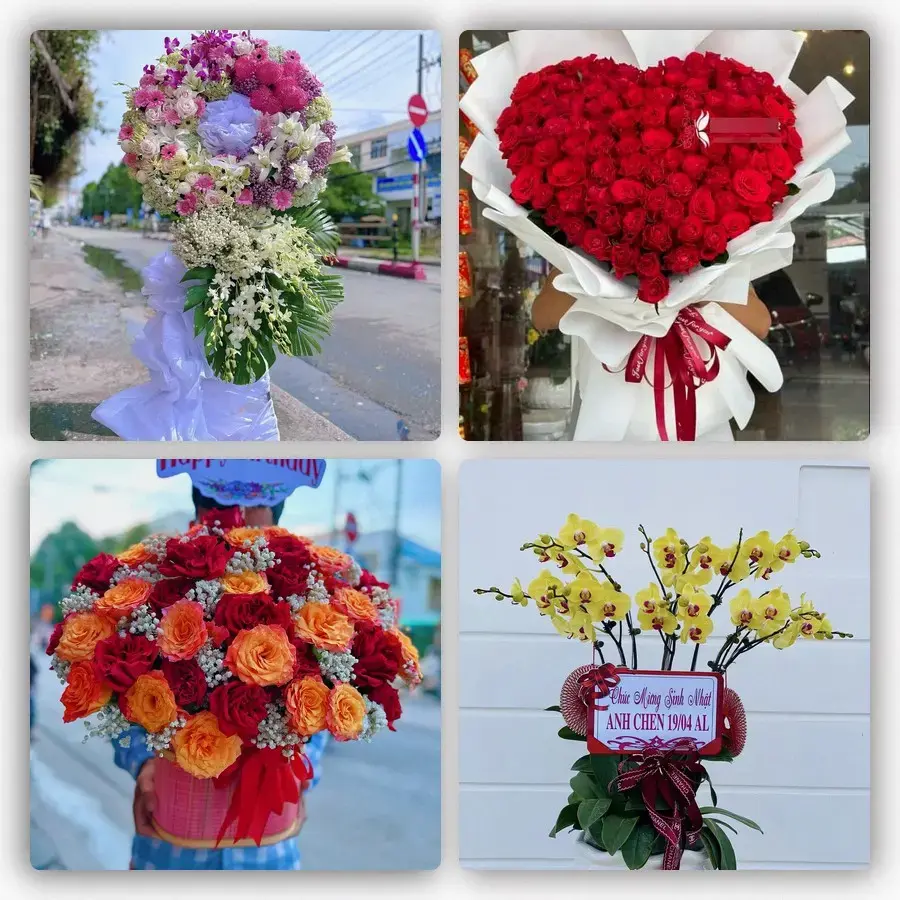 Mẫu hoa tươi tại Tân Thanh