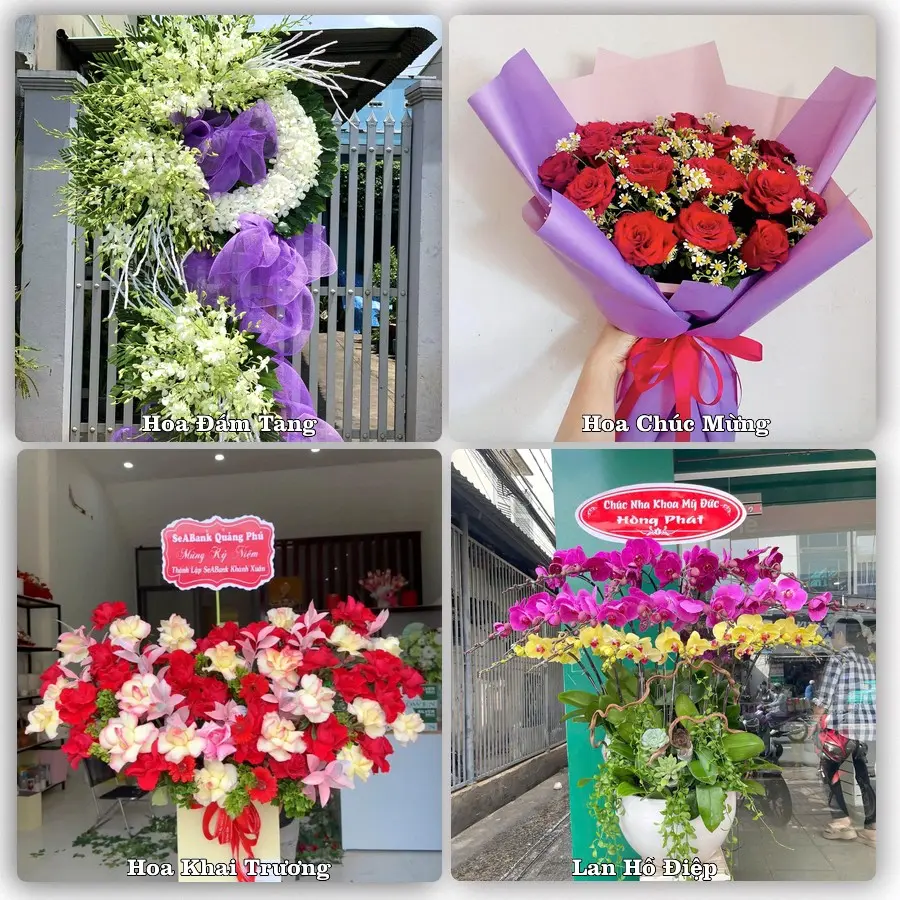 Đặt hoa giao tận nơi khu Tân Thuận, Quận 7