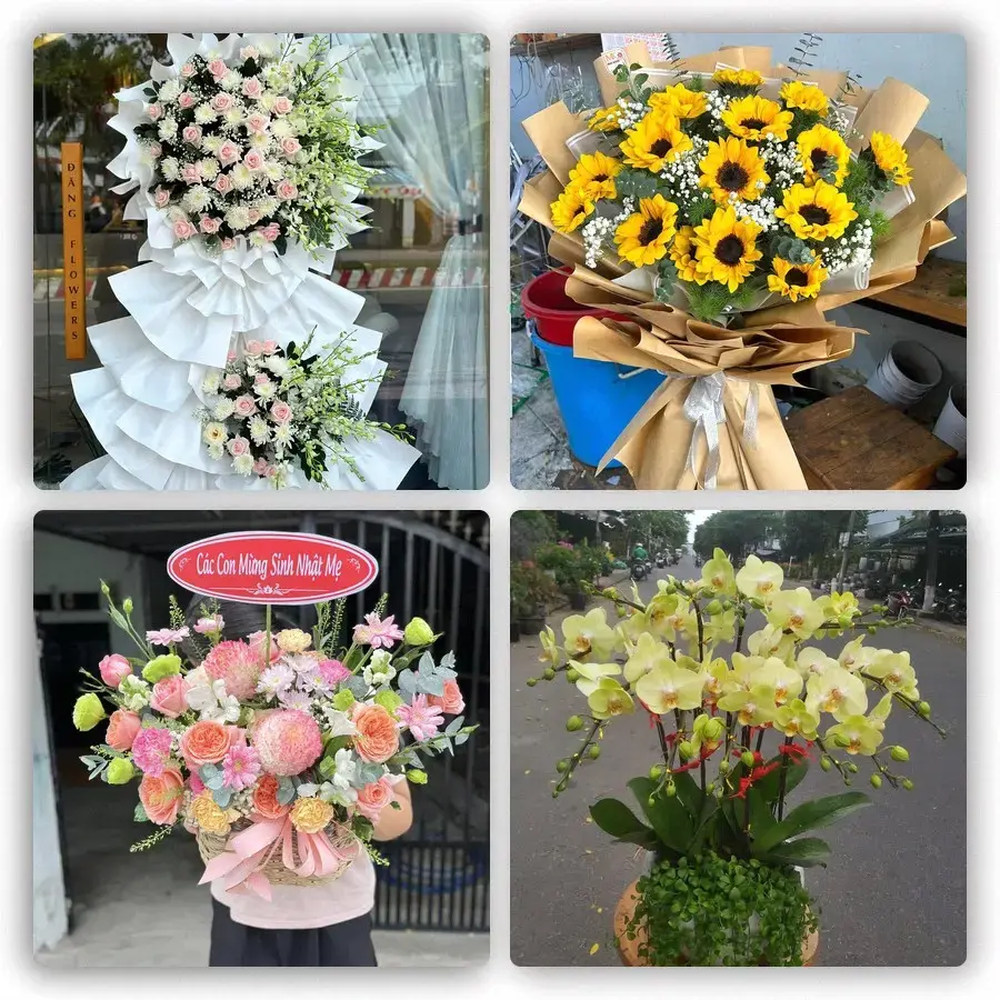 Mẫu hoa tươi tại Thanh Lãng