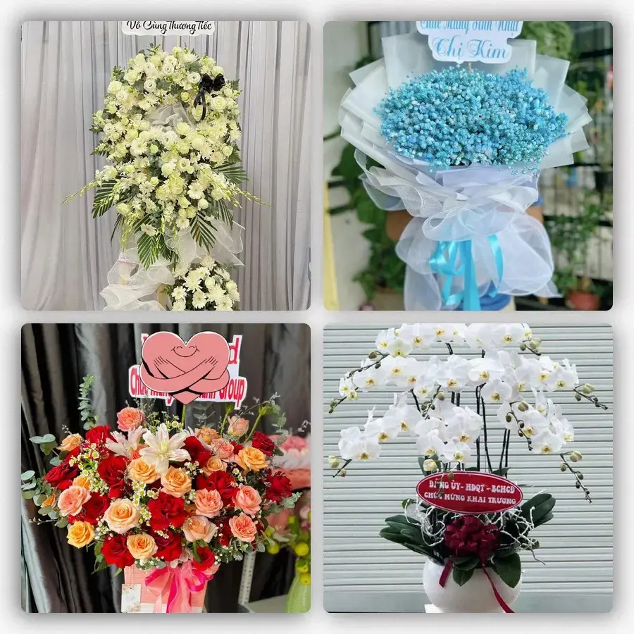 Mẫu hoa tươi tại Thành Lợi