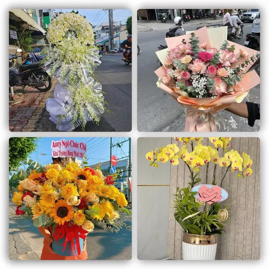 Mẫu hoa tươi tại Thiệu Hóa