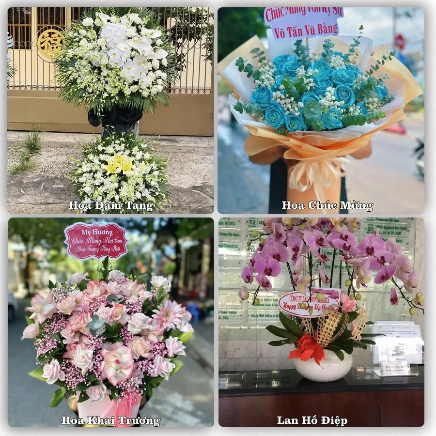 Đặt hoa giao tận nơi khu Thới Hòa, TP.HCM