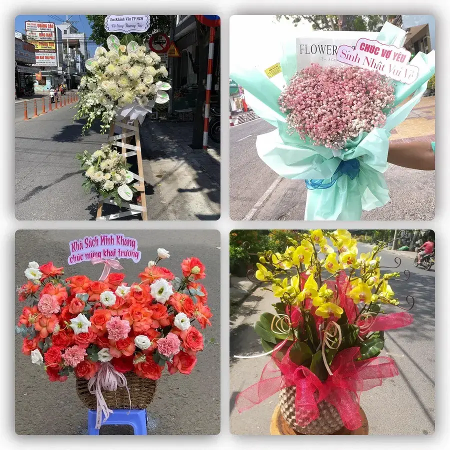Mẫu hoa tươi tại Thới Lai