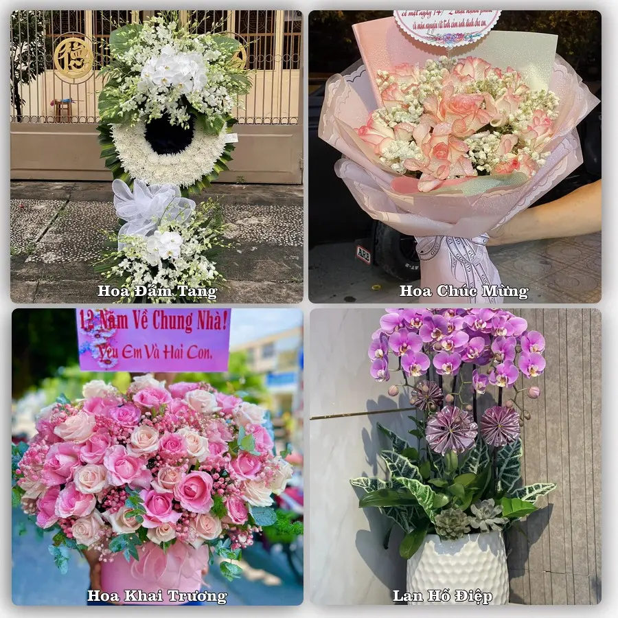 Mẫu hoa tươi giao tại Thốt Nốt, Cần Thơ