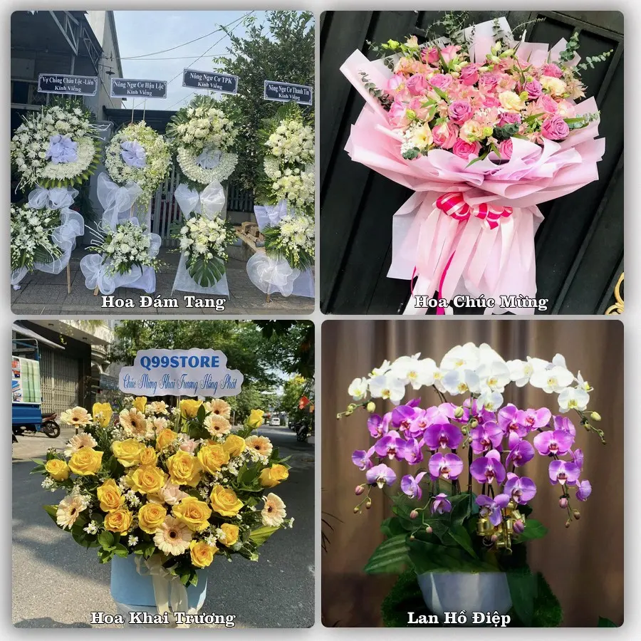 Đặt hoa giao tận nơi khu Thủ Dầu Một, TP.HCM