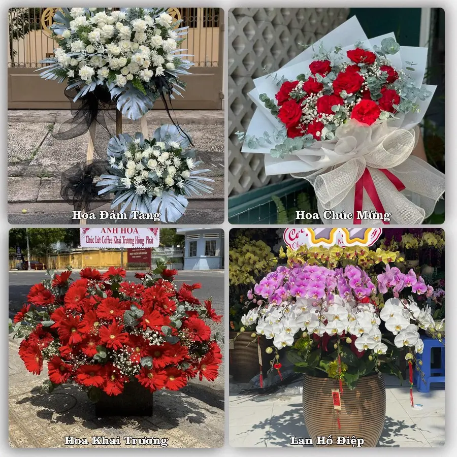 Đặt hoa giao tận nơi khu Thuận An, TP.HCM