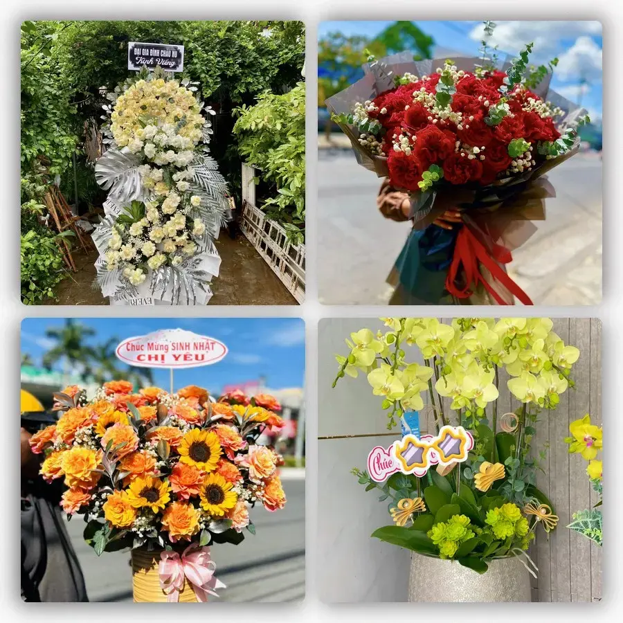 Mẫu hoa tươi tại Tiên Yên