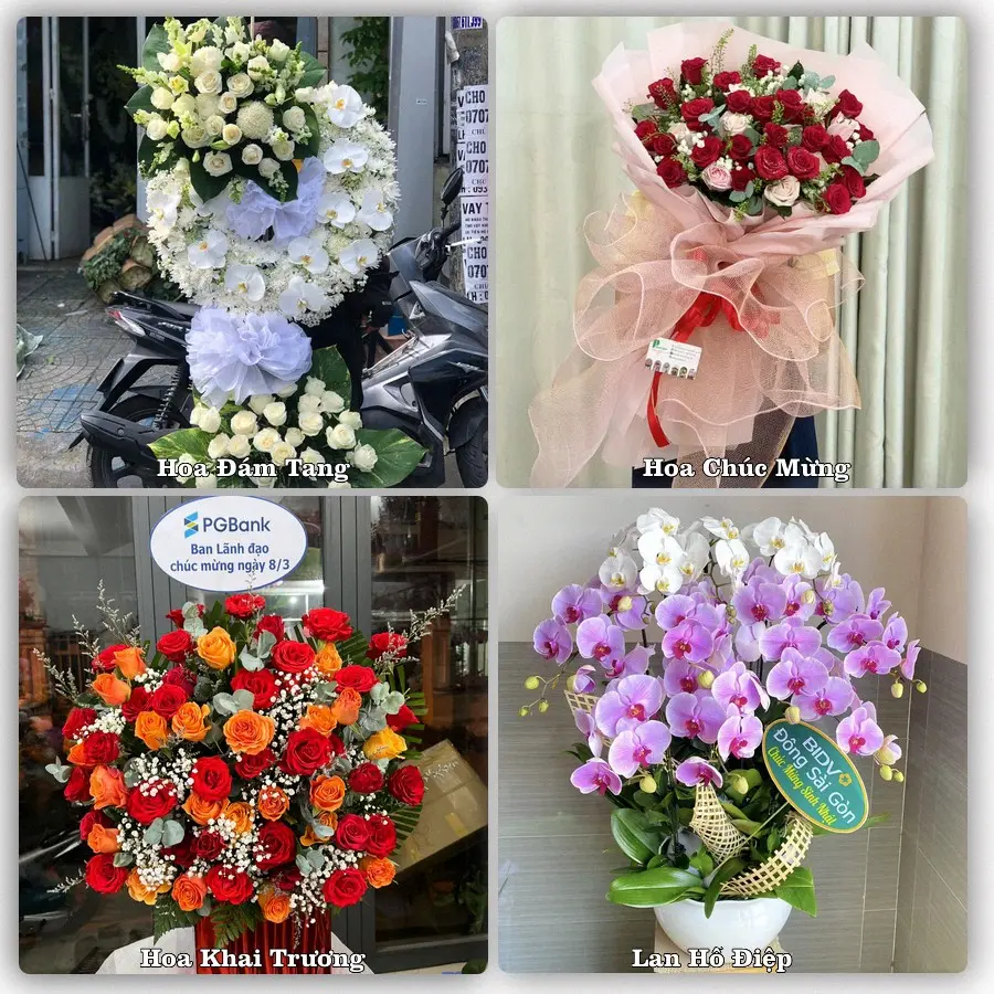 Đặt hoa giao tận nơi khu Trảng Dài, Đồng Nai