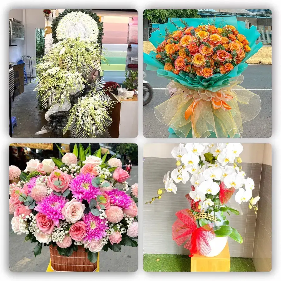 Mẫu hoa tươi tại Triệu Sơn