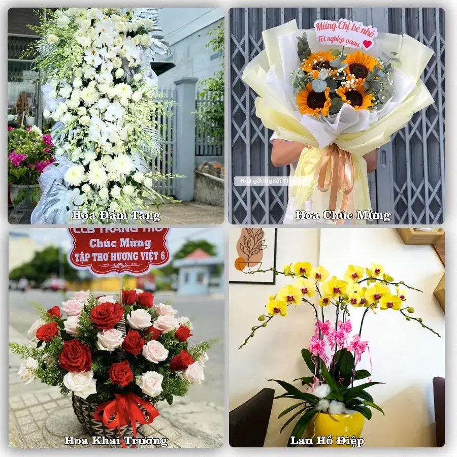 Đặt hoa ở Trung An dễ hơn anh chị nghĩ với shop hoa tươi Trung An