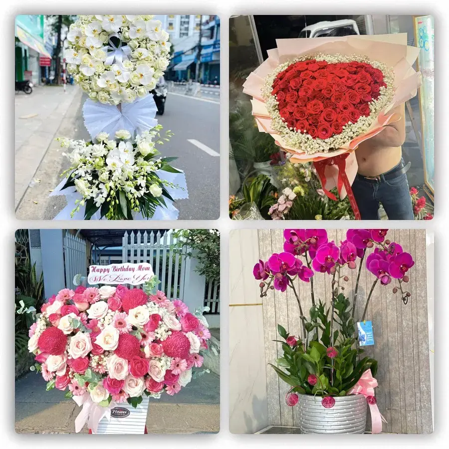 Mẫu hoa tươi tại Trung Chánh