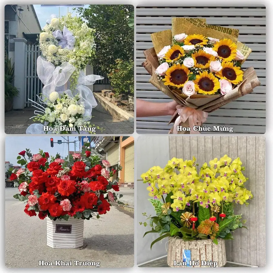 Mẫu hoa tươi giao tại Trung Mỹ Tây, Quận 12