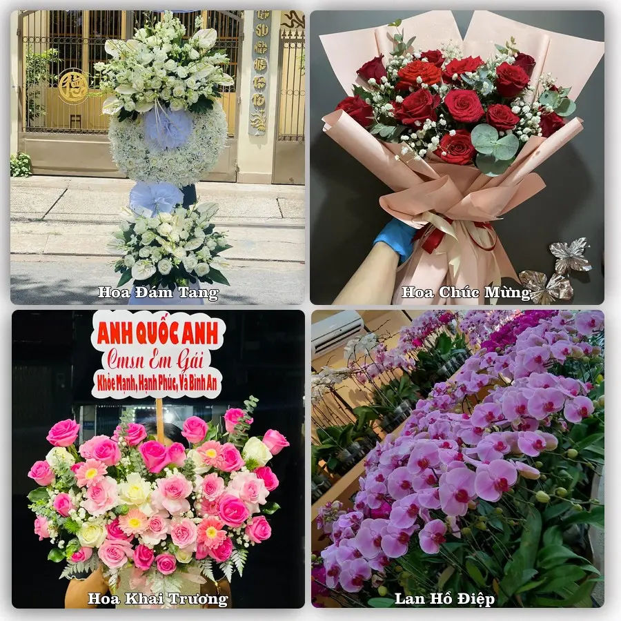 Đặt hoa giao tận nơi khu Tương Mai, Hà Nội