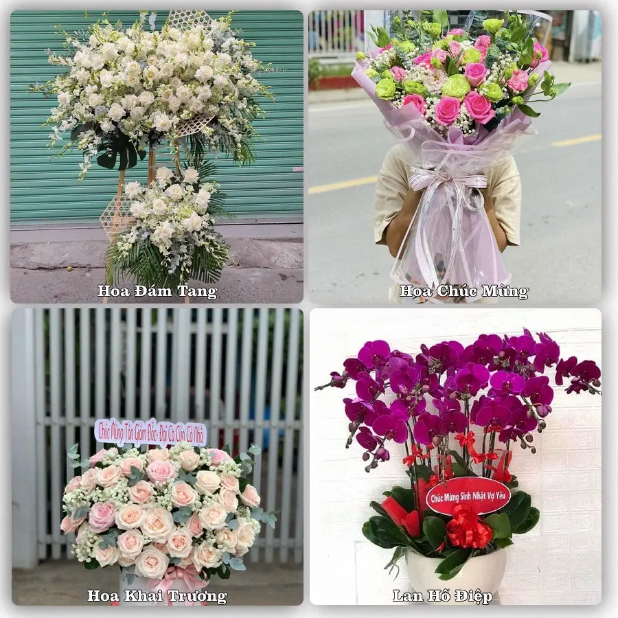 Mẫu hoa tươi giao tại Tương Mai, Hà Nội