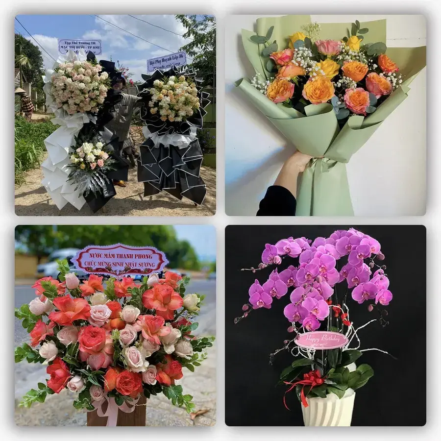 Mẫu hoa tươi tại Vĩnh Lộc