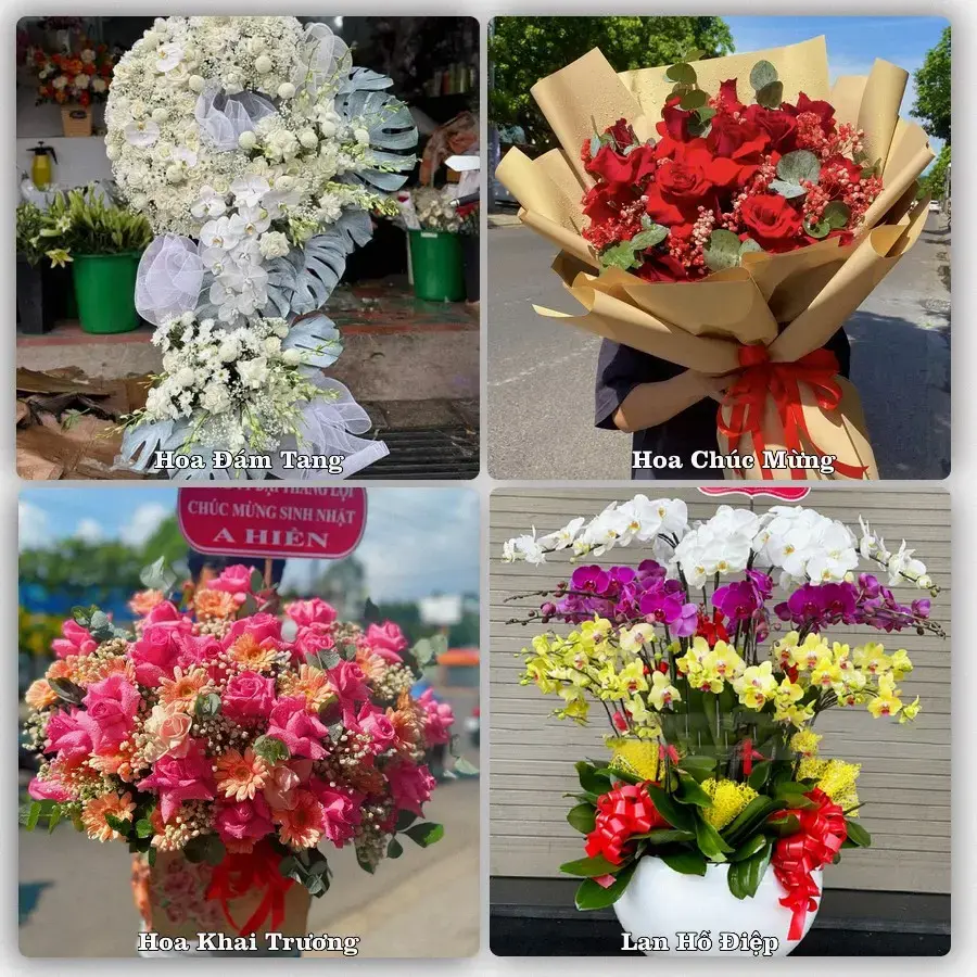 Shop hoa tươi Vinh Phú, Nghệ An – giao tận nơi, xem hình rồi trả tiền