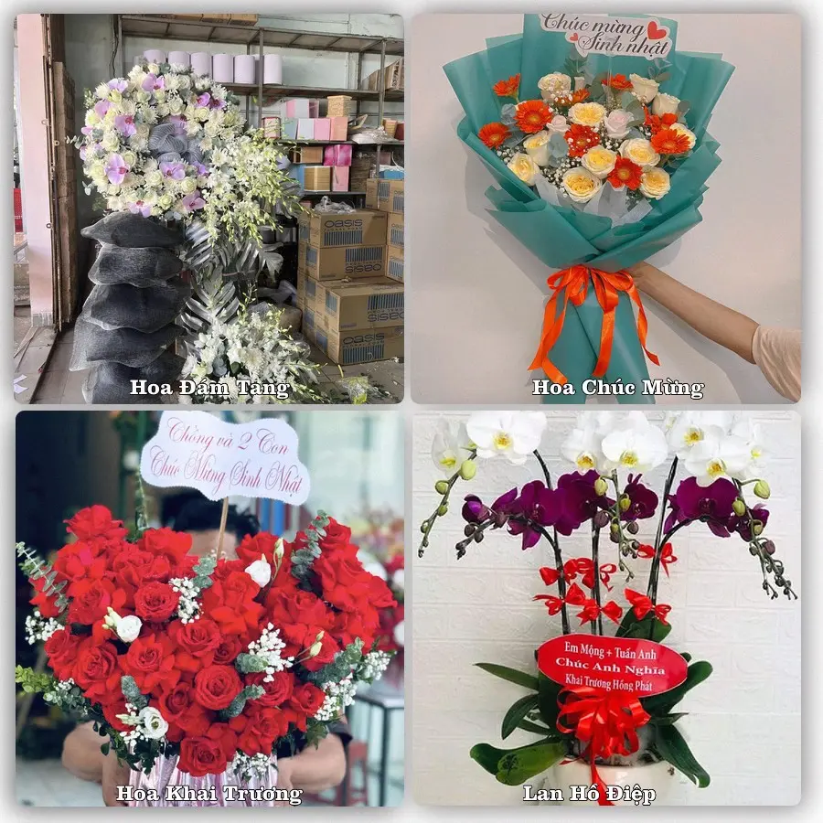 Mẫu hoa tươi giao tại Vĩnh Tuy, Hà Nội
