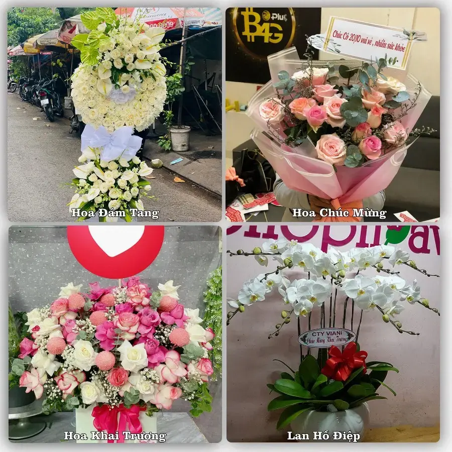 Đặt hoa giao tận nơi khu Vườn Lài, Quận 10