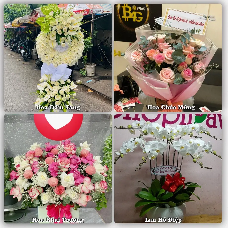 Đặt hoa giao tận nơi khu Vườn Lài, Quận 10