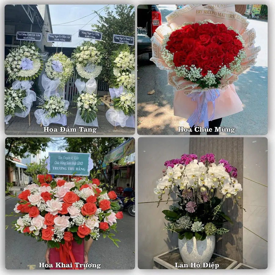 Mẫu hoa tươi giao tại Vườn Lài, Quận 10