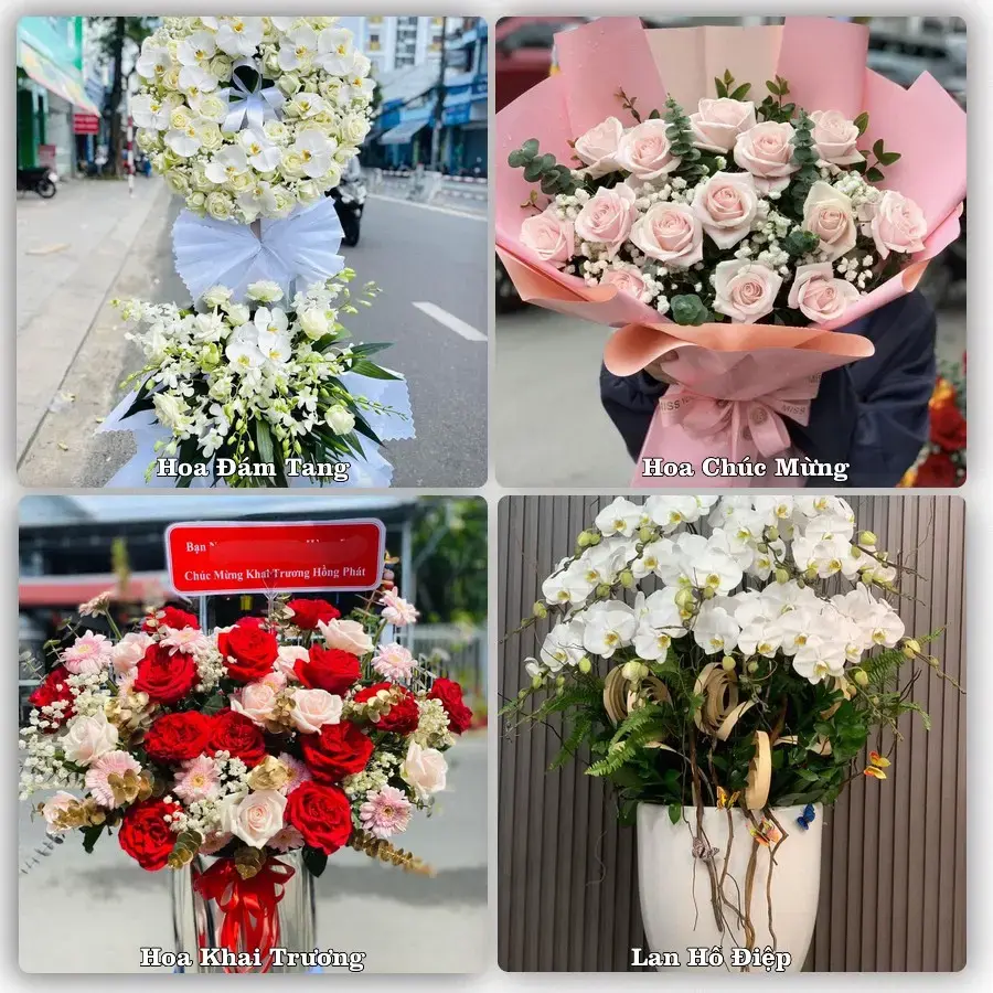 Shop hoa tươi Xóm Chiếu, TP.HCM – đặt hoa theo dịp, giao tận nơi