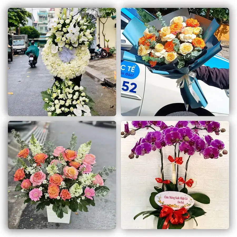 Mẫu hoa tươi tại Yên Ninh