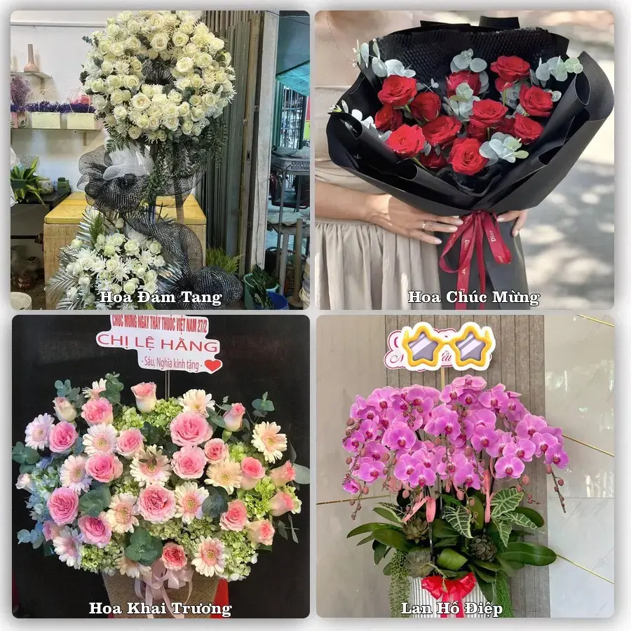 Shop hoa tươi Sông Vệ, Tư Nghĩa – Đặt online, giao tận nơi