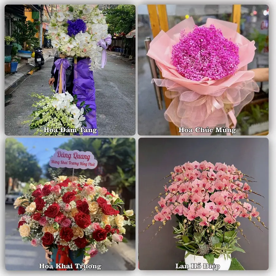 Tư vấn chọn hoa theo từng dịp tại Tân Phong, Quảng Xương