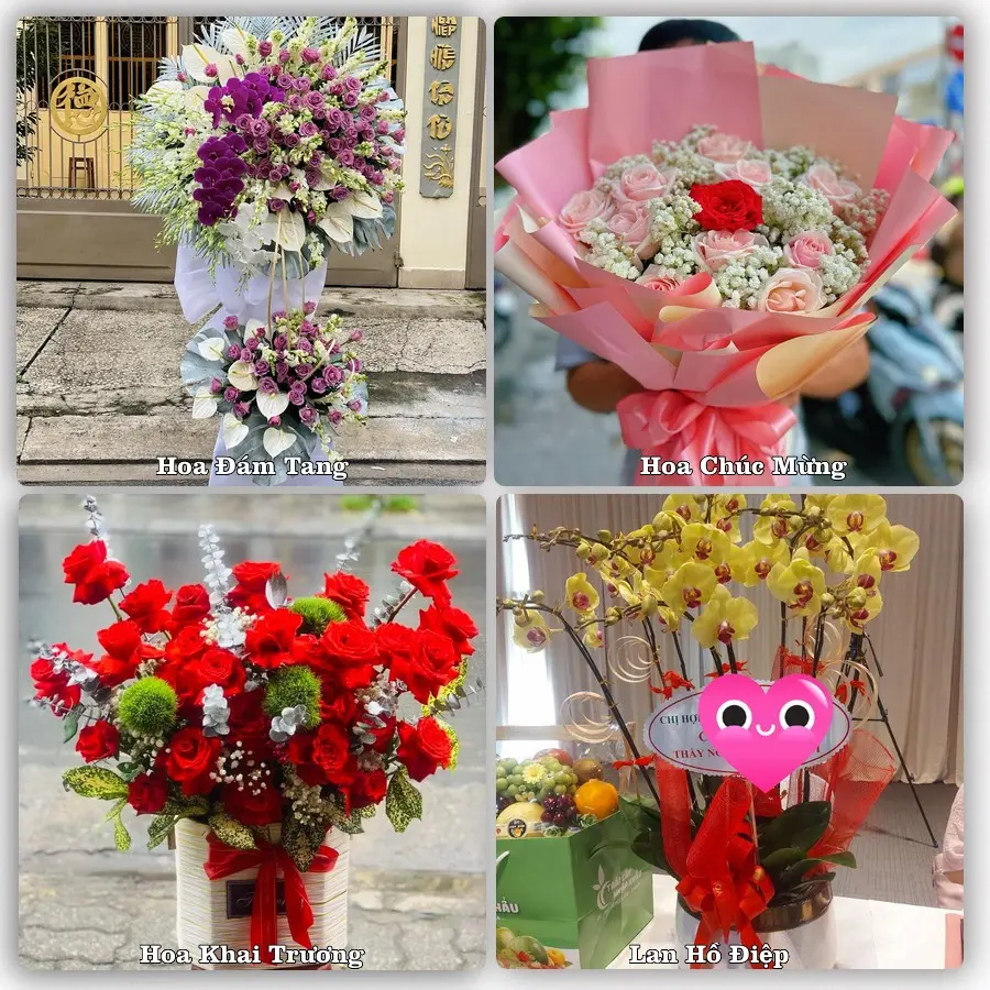 Dịch vụ đặt hoa online giao tận nơi tại Tân Sơn, Ninh Sơn