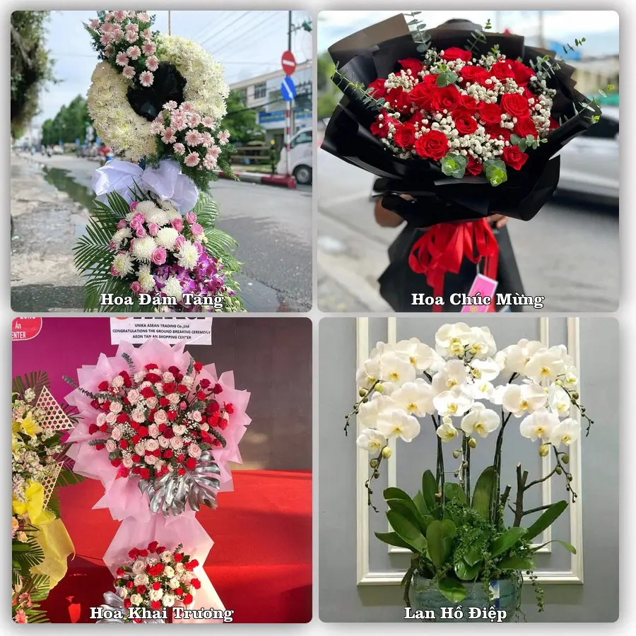 Tư vấn chọn hoa theo từng dịp tại Thạch Giám, Tương Dương
