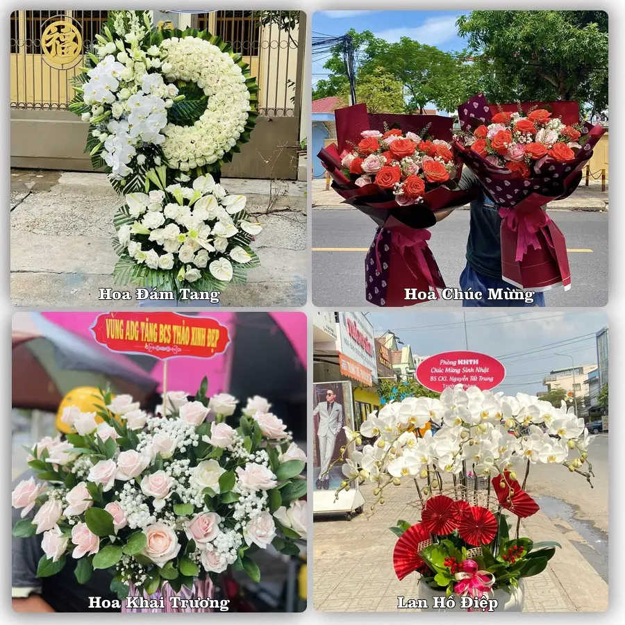 Dịch vụ đặt hoa online giao tận nơi tại Thạch Giám, Tương Dương