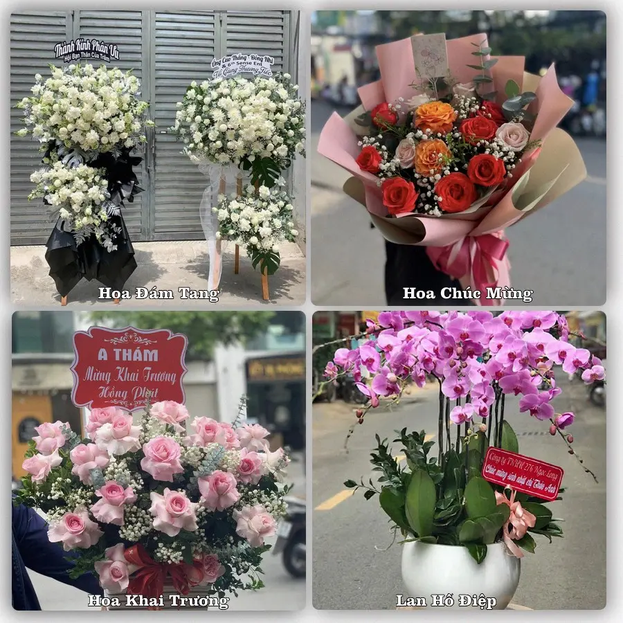 Tư vấn chọn hoa theo từng dịp tại Thanh Thủy