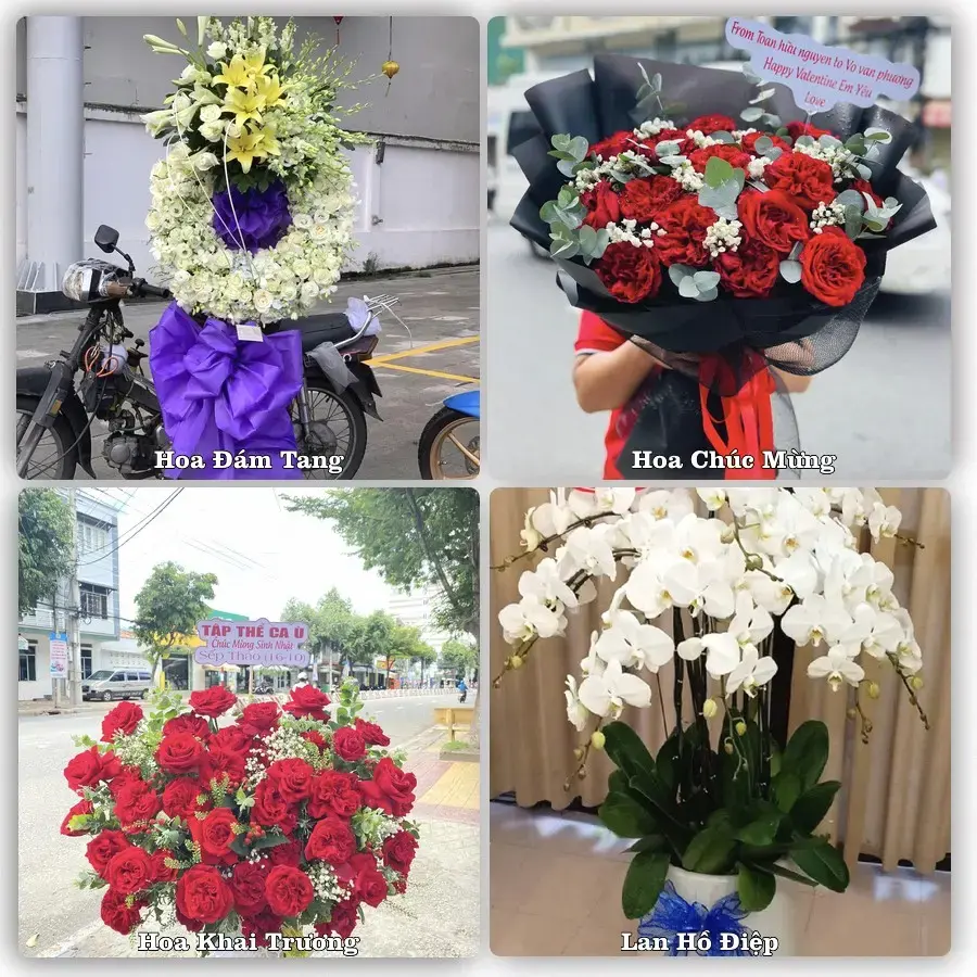 Shop hoa tươi Thiên Tôn, Hoa Lư – Có hình trước và sau giao