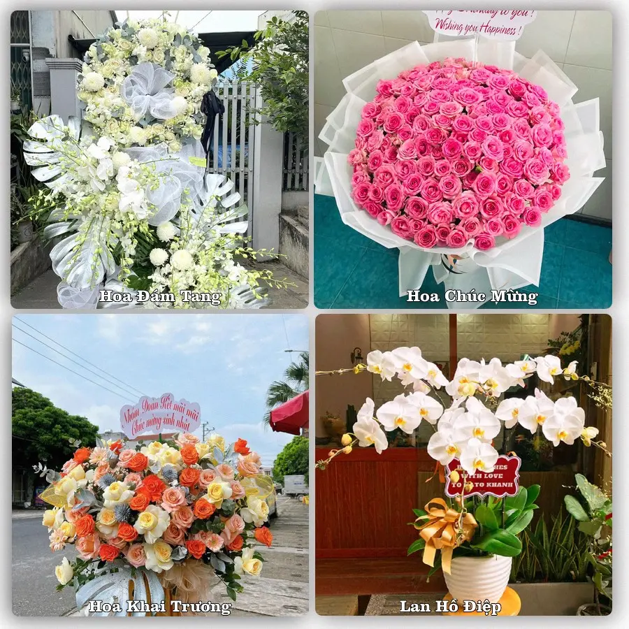 Tư vấn chọn hoa theo từng dịp tại Thứa, Lương Tài
