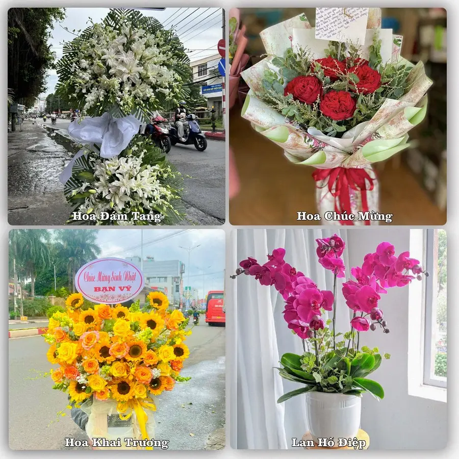 Dịch vụ đặt hoa online giao tận nơi tại Trà My, Bắc Trà My