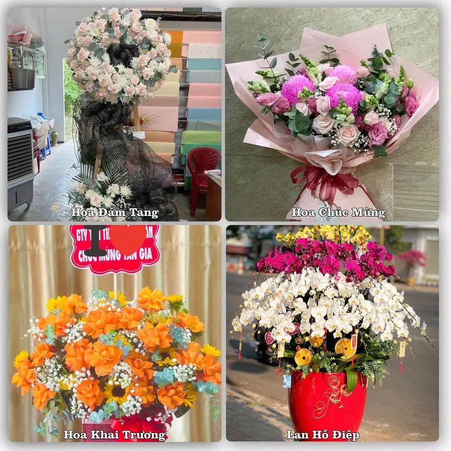 Dịch vụ đặt hoa online giao tận nơi tại Trà Xuân, Trà Bồng