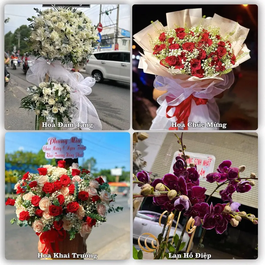 Dịch vụ đặt hoa online giao tận nơi tại Trạm Tấu