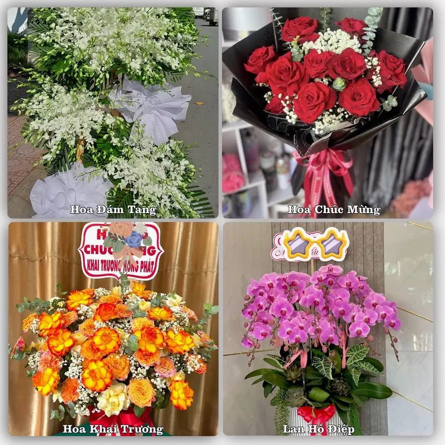 Dịch vụ đặt hoa online giao tận nơi tại Tứ Trưng, Vĩnh Tường