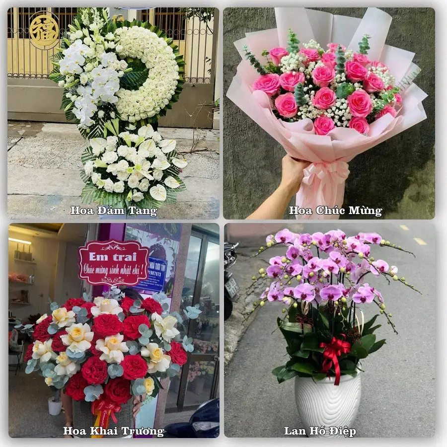 Mẫu hoa tươi dành cho khách đặt hoa tại Vinh Quang, Hoàng Su Phì