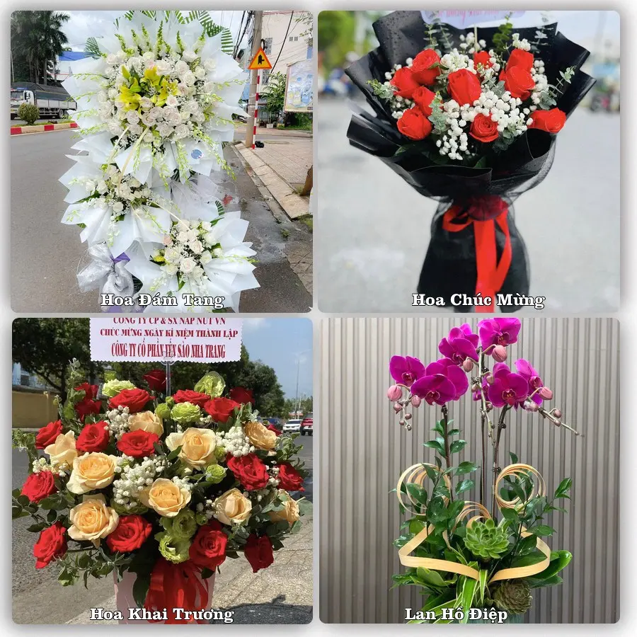 Mẫu hoa tươi dành cho khách đặt hoa tại Vôi, Lạng Giang