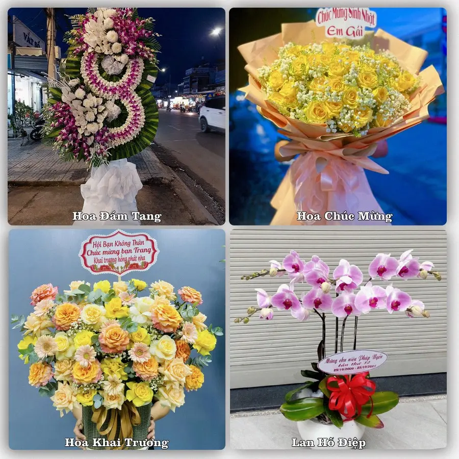 Dịch vụ đặt hoa online giao tận nơi tại Yên Bình