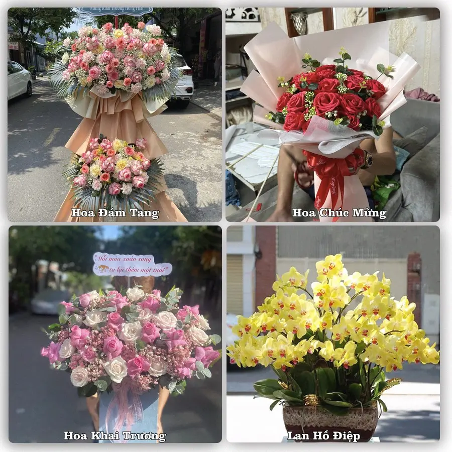 Dịch vụ đặt hoa online giao tận nơi tại Yên Bình, Quang Bình