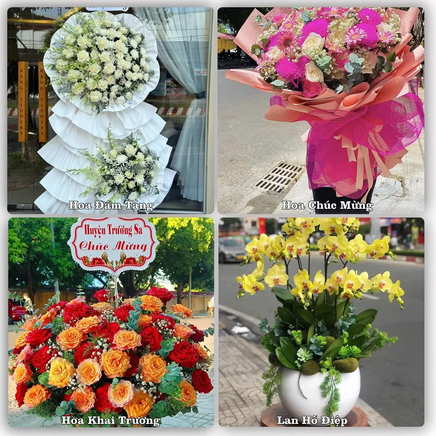 Mẫu hoa tươi dành cho khách đặt hoa tại Yên Mỹ