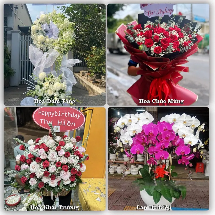 Mẫu hoa tươi dành cho khách đặt hoa tại Yên Thế, Lục Yên