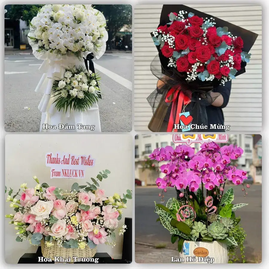 Dịch vụ đặt hoa online giao tận nơi tại Yên Viên, Gia Lâm